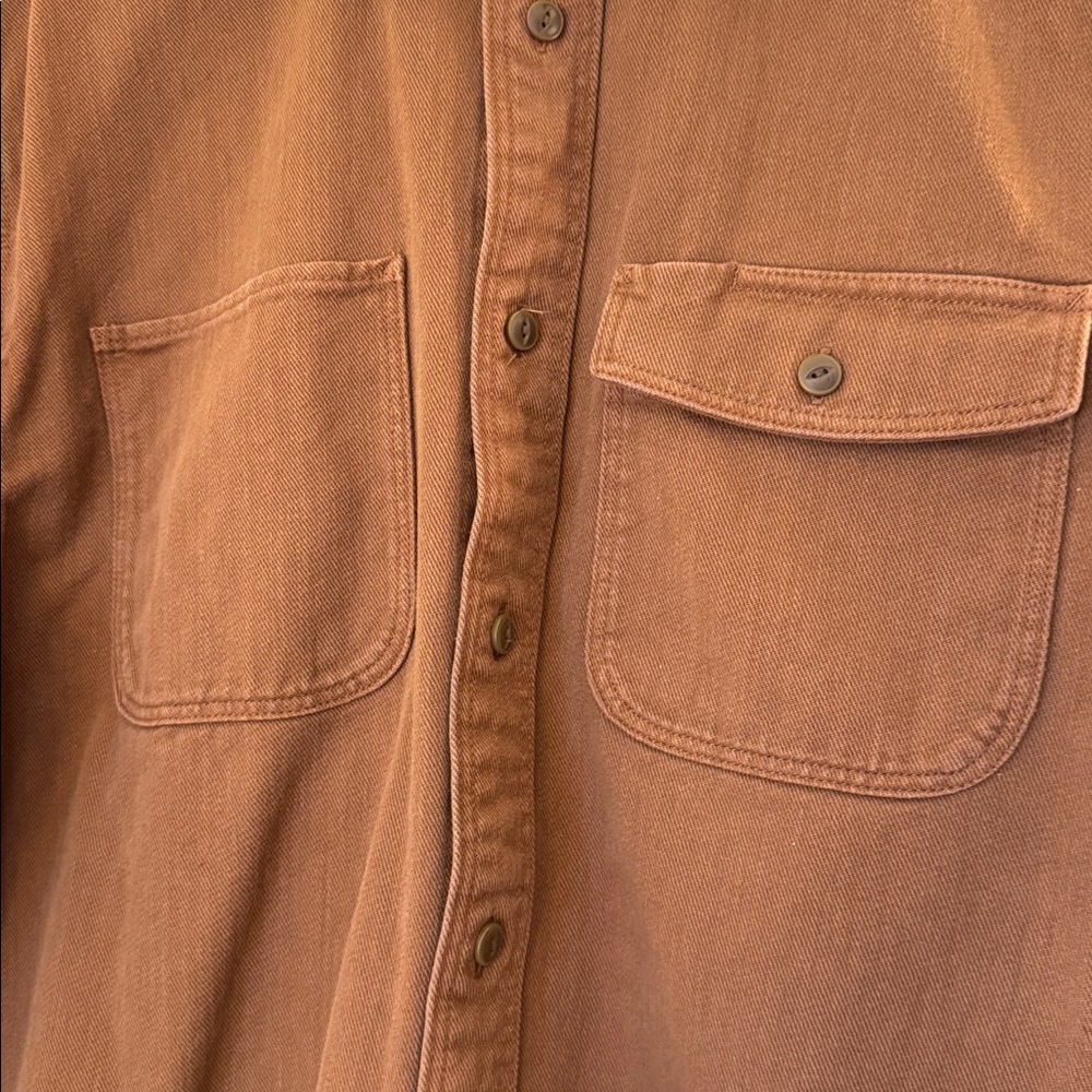 Madewell Neutral Button Down Shacket - image 3